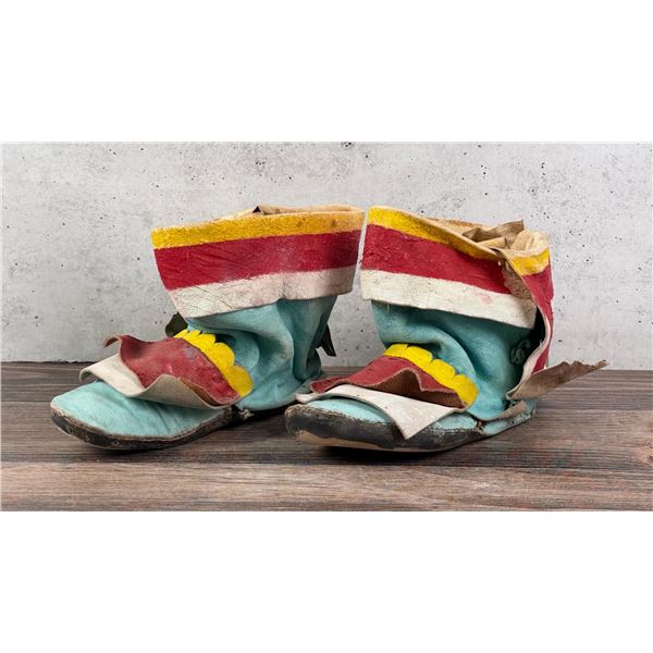 Historic Hopi Indian Pueblo Moccasins