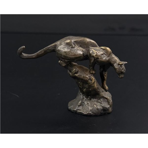 Philip R Goodwin Mountain Lion Bronze