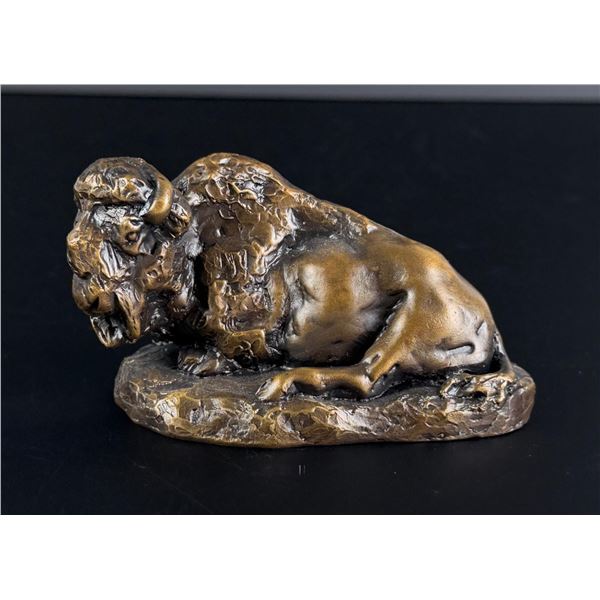Daro Flood Reclining Buffalo Bronze