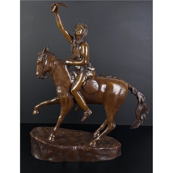 Frederic Remington The Scalp Bronze