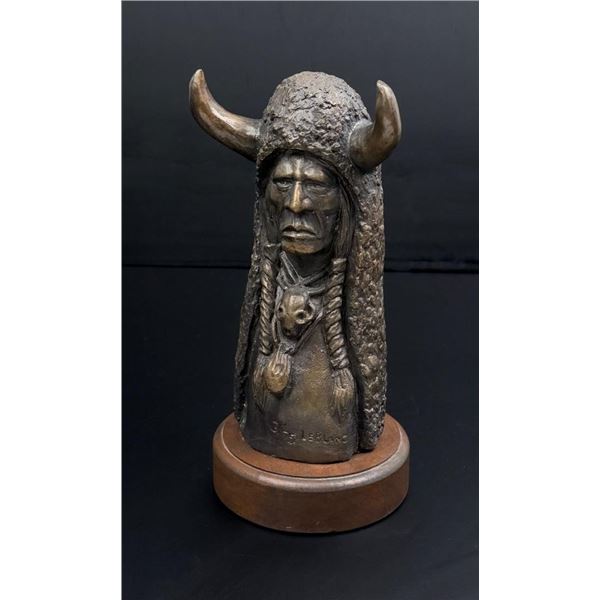 Stephen LeBlanc Native American Indian Bronze