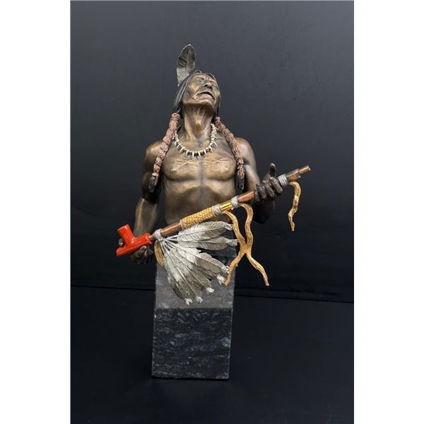 Christopher Pardell Mystic Vision Pewter Sculpture