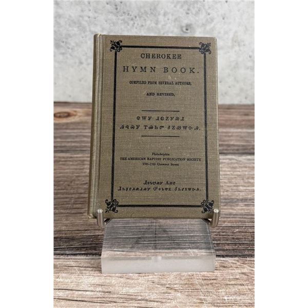 Cherokee Hymn Book Indian Language Prayer Book