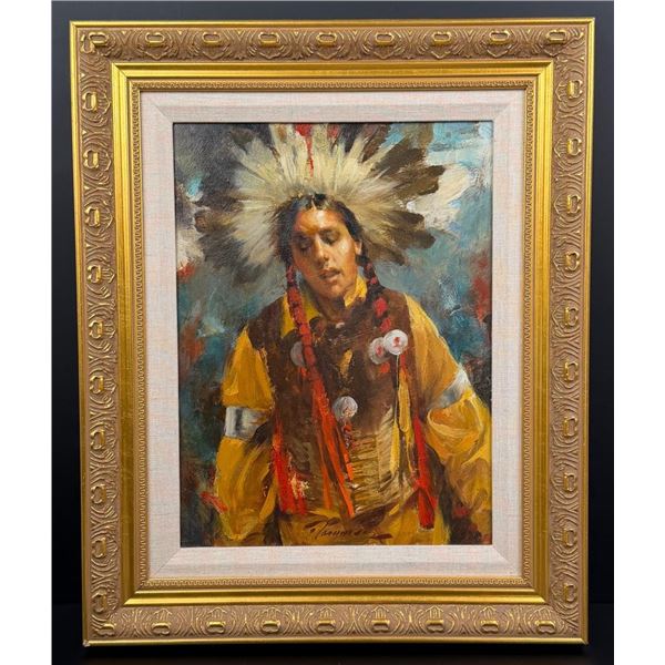 Ramon Kelley At The Sundance Sioux Painting