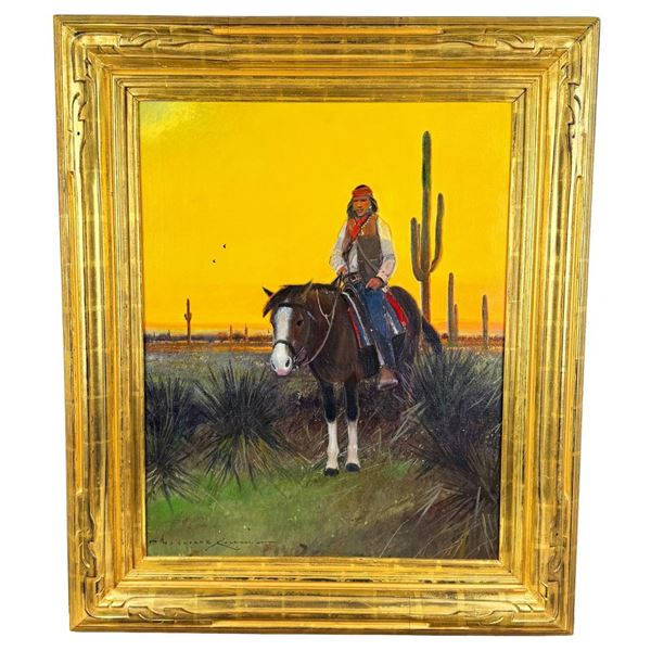 Nicholas Coleman Chiricahua Red Paint Painting
