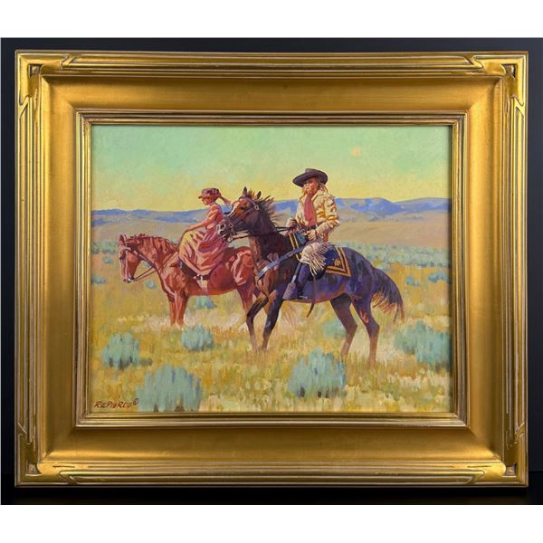 RE Pierce The Last Ride Painting
