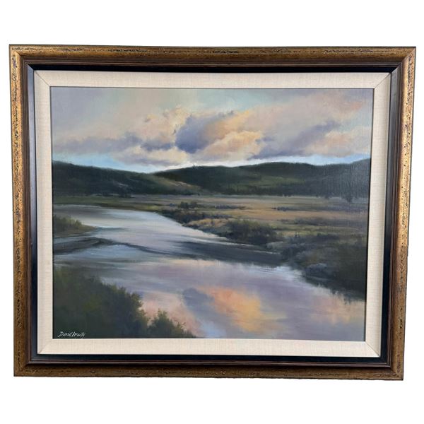 David Marty Calm Evening Oil Painting