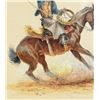 Image 3 : Olaf Wieghorst Roping Cowboy Painting