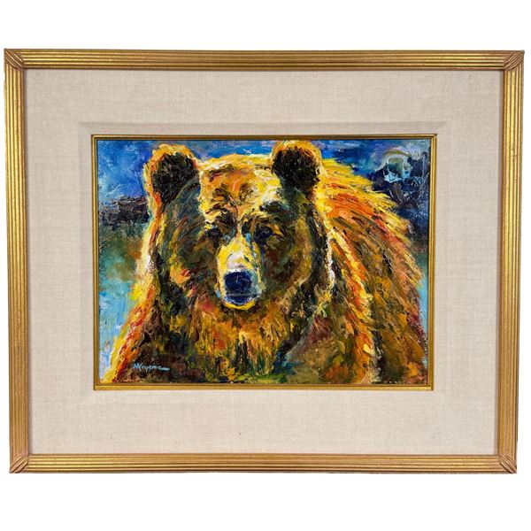 Harry Koyama Young Grizzly Painting