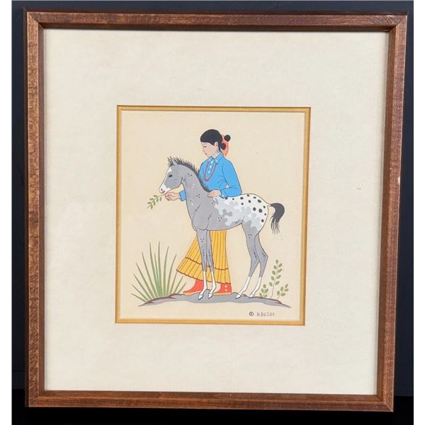 Harrison Begay Serigraph Silkscreen Print