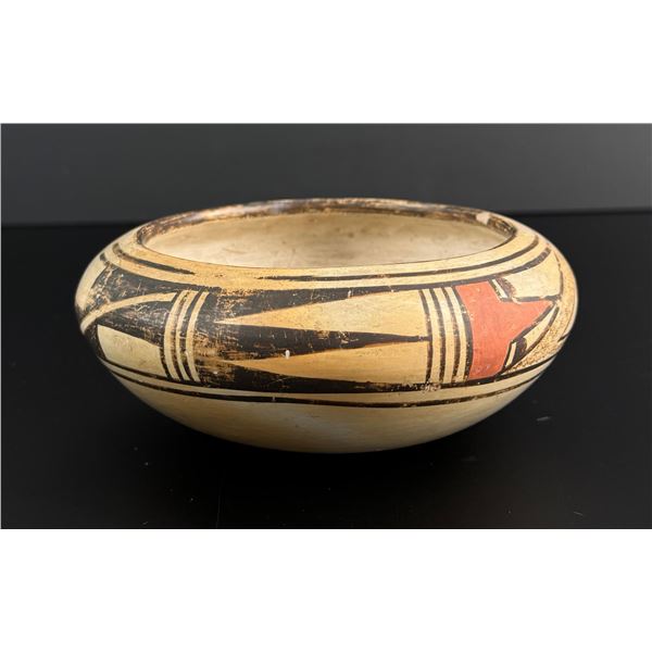 Historic Hopi Pueblo Pottery Bowl