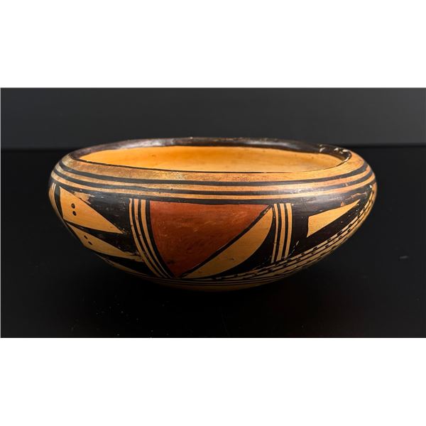 Historic Hopi Pueblo Pottery Bowl