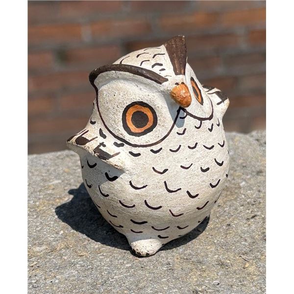 Marie Zieu Chino Acoma Pueblo Pottery Owl