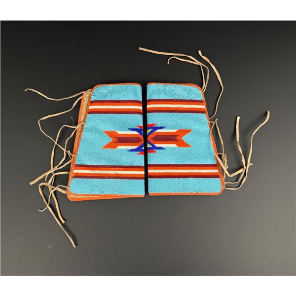 Montana Blackfoot Indian Beaded Cuffs