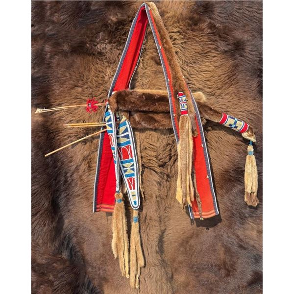Crow Native American Indian Otter Bow Case