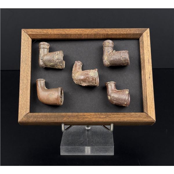 Revolutionary War Era Clay Pipes