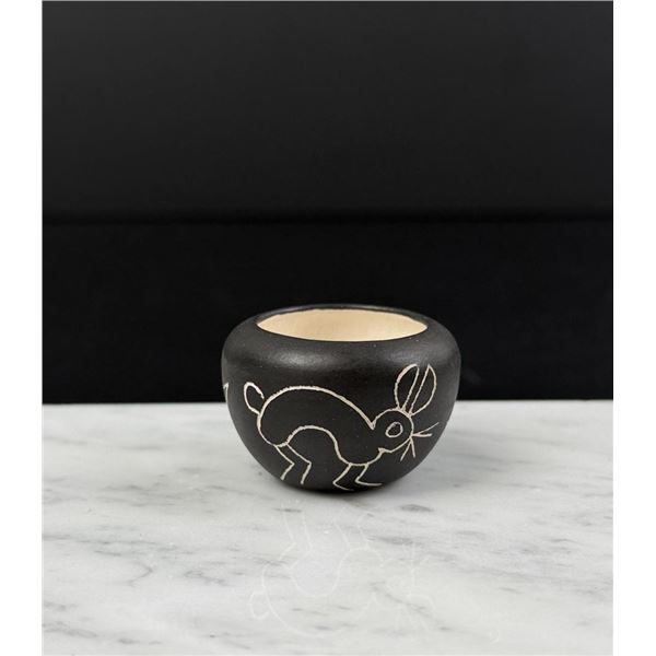Priscilla Jim Acoma Pueblo Pottery Seed Pot