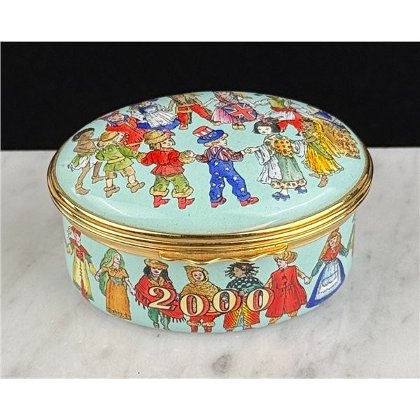 2000 Haclyon Days Enamel Trinket Box