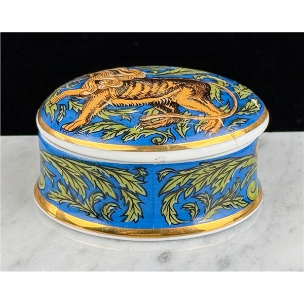 William De Morgan Porcelain Trinket Box