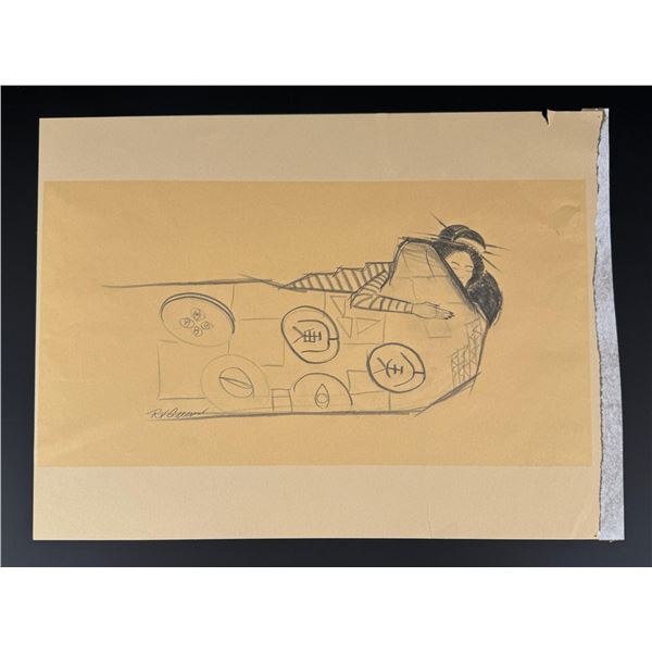 Richard Vernon Greeves Oriental Drawing