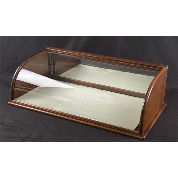 Antique Curved Countertop Store Display Case