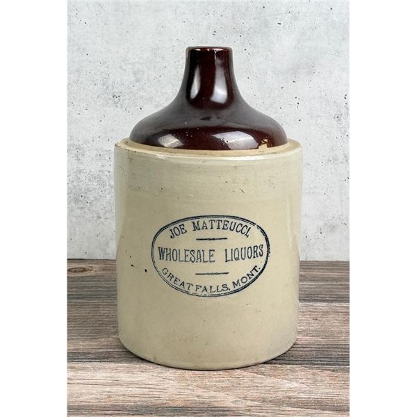 Joe Matteucci Liquors Great Falls Montana Jug
