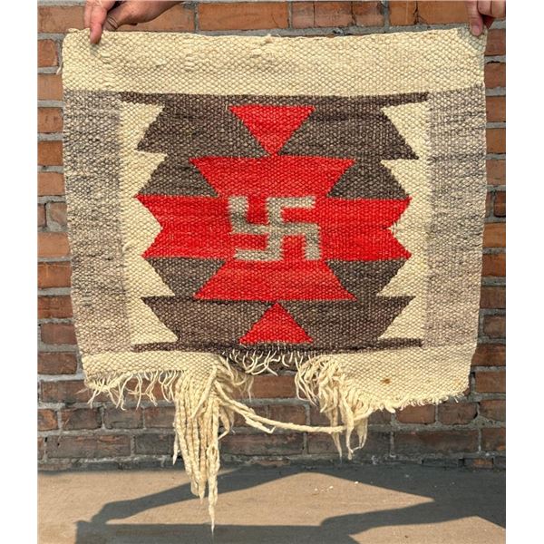 Navajo Indian Whirling Log Sampler Blanket