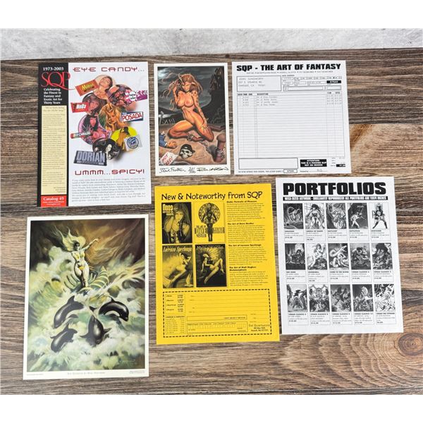 SQP Erotic Comic Poster Ephemera Rich Larson Lot