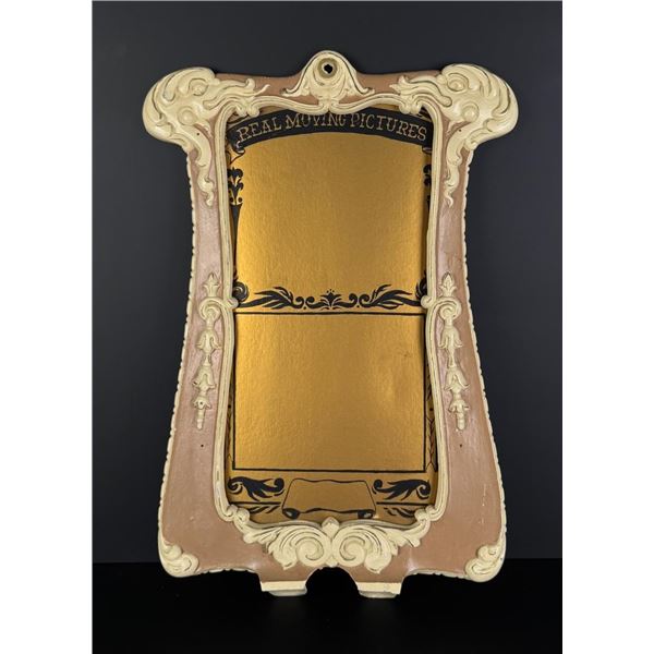 Cast Iron Mutoscope Clam Shell Viewer Display Sign