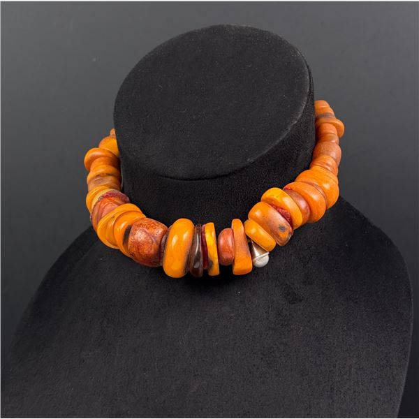 Natural Baltic Butterscotch Amber Bead Necklace