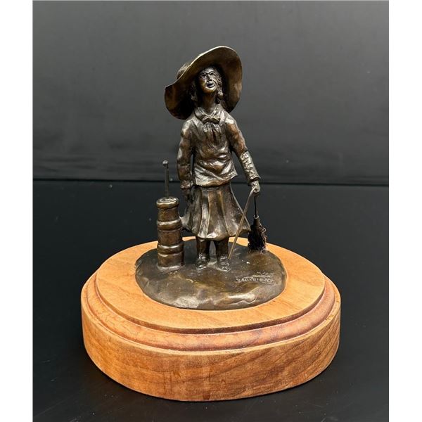 Montana Little Cowgirl Bronze