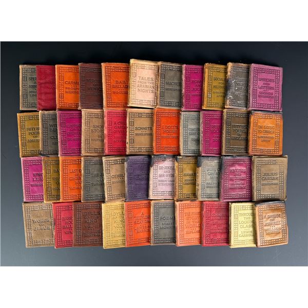 Lot of Little Leather Library Books