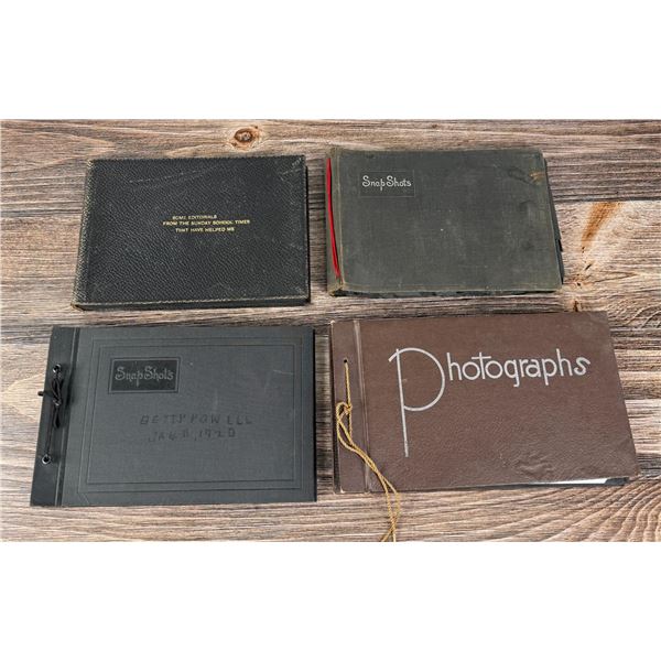 Group of Antique Photo Albums