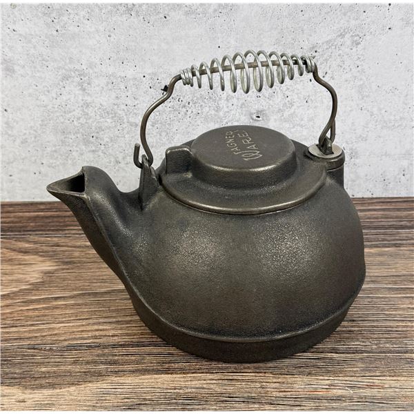 Wagner Ware Cast Iron Tea Pot Kettle