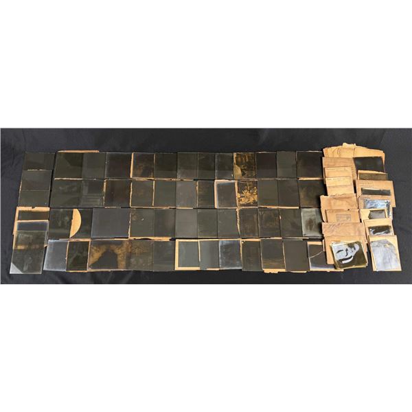 Collection of Glass Photo Negatives