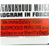 Image 2 : 1982 California Neighborhood Watch Sign