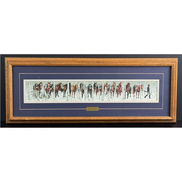 Bev Doolittle Two Indian Horses Print