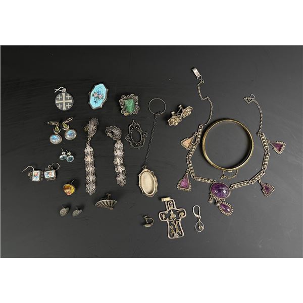 Collection of Sterling Silver Jewelry