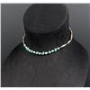 Image 1 : Navajo Sterling Turquoise Bench Bead Necklace
