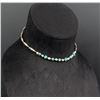 Image 2 : Navajo Sterling Turquoise Bench Bead Necklace