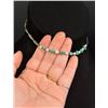 Image 3 : Navajo Sterling Turquoise Bench Bead Necklace