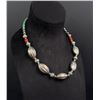Image 1 : Navajo Sterling Turquoise Bench Bead Necklace