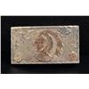 Image 1 : 10K Gold Sterling Silver Aztec Belt Buckle