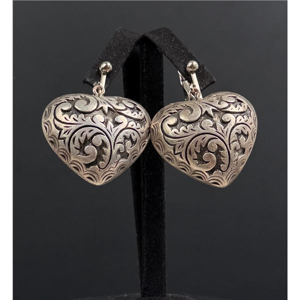 Sterling Silver Heart Earrings