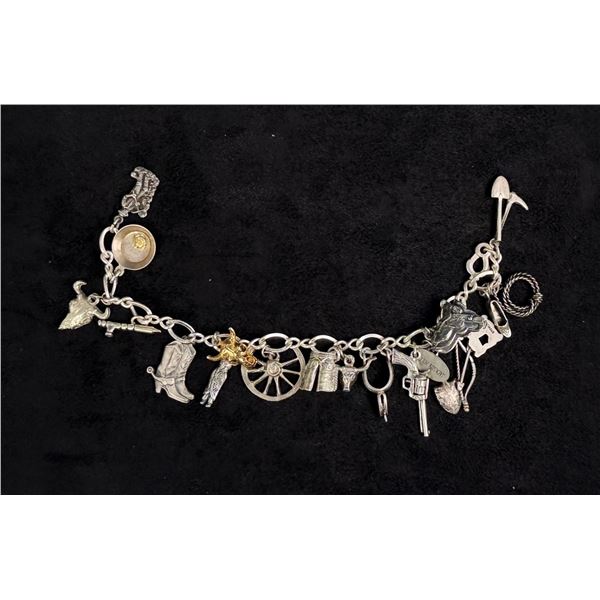Sterling Silver Charm Bracelet