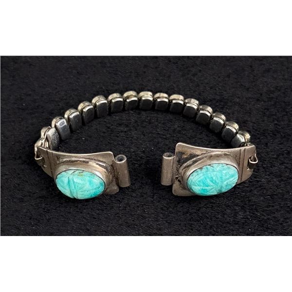 Navajo Sterling Silver Turquoise Watch Band