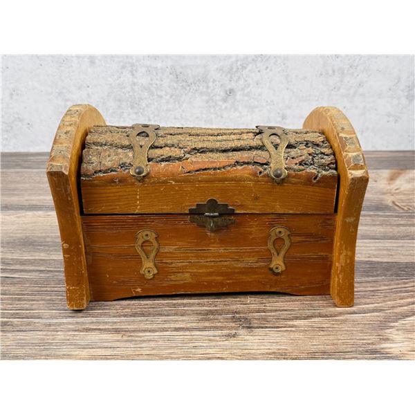 Rustic Wooden Treasure Box