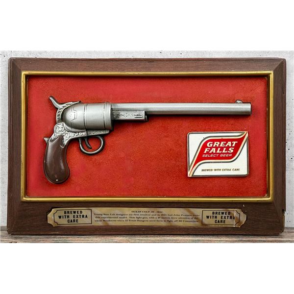 Great Falls Select Montana Beer Revolver Sign