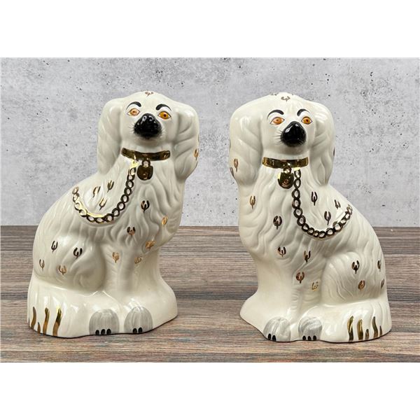 Pair of Beswick Staffordshire Spaniel Dogs