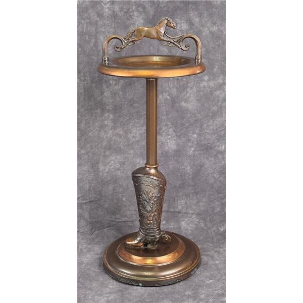 Western Cowboy Smoking Smoke Stand